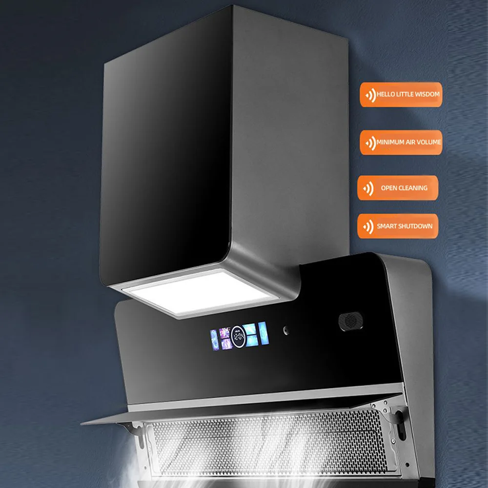 Automatic Cleaning Kitchen Hood Wall-Mounted Range Hood Household Exaustores De Cozinha Dunstabzugshaube
Automatic Cleaning Kitchen Hood Wall-Mounted Range Hood Household Exaustores De Cozinha Dunstabzugshaube