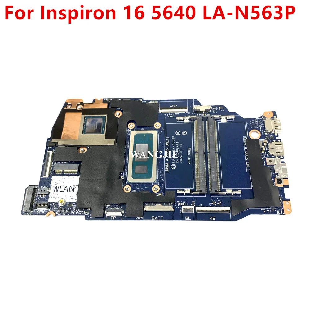 KDI61 LA-N563P For Dell Inspiron 16 5640 Laptop Motherboard CN-0W8FGG 0W8FGG SRN7Q SRN7Q (Intel Core 7 150U) GeForce MX570 2GB
KDI61 LA-N563P For Dell Inspiron 16 5640 Laptop Motherboard CN-0W8FGG 0W8FGG SRN7Q SRN7Q (Intel Core 7 150U) GeForce MX570 2GB