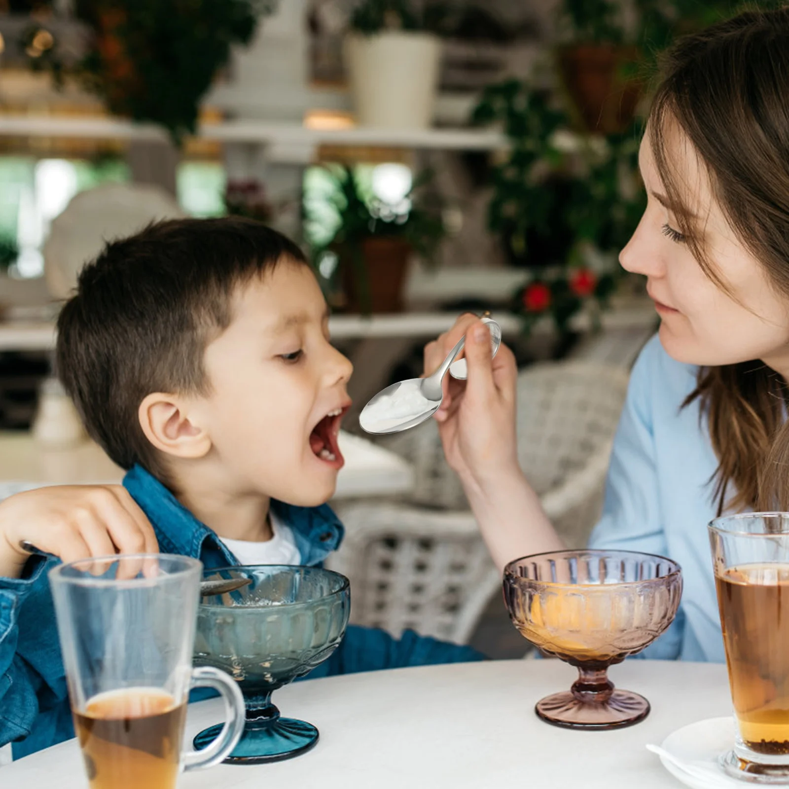 6Pcs Stainless Steel Curved Handle Spoons Multipurpose Serving Salad Dessert Spoons for Kitchen Stainless Steel Spoon
6Pcs Stainless Steel Curved Handle Spoons Multipurpose Serving Salad Dessert Spoons for Kitchen Stainless Steel Spoon