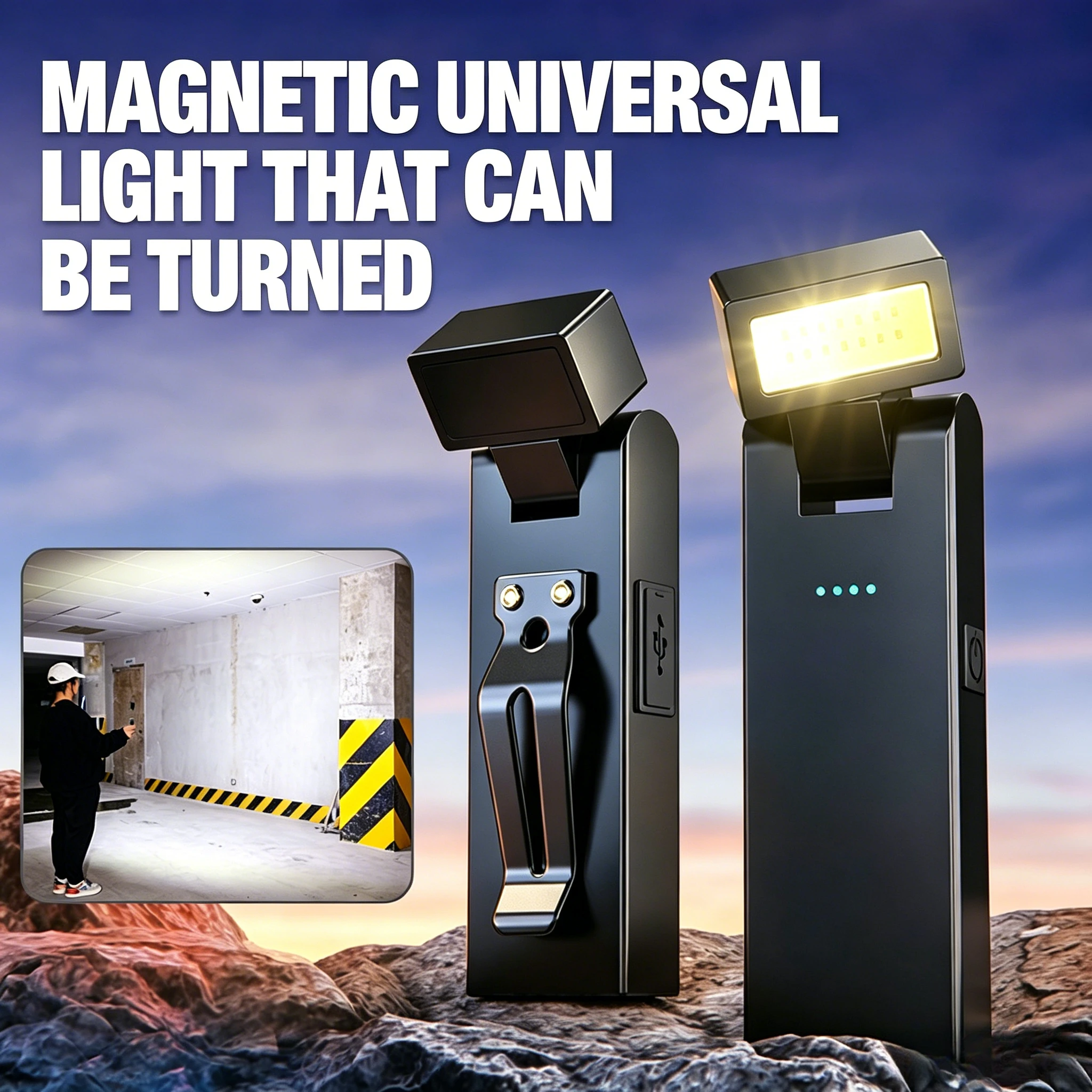 Magnetic Rechargeable COB Flashlight Portable Work Light Emergency Night Light Magnetic Car Lamp for Night Working
Magnetic Rechargeable COB Flashlight Portable Work Light Emergency Night Light Magnetic Car Lamp for Night Working