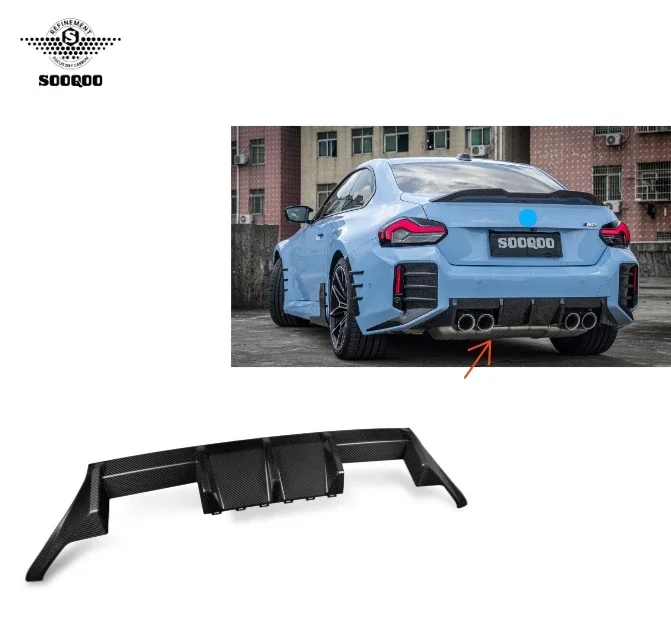 For M2 G87 Rear Diffuser OEM Style Dry Carbon Fiber Auto Part Rear Bumper Lip for BMW M2 G87 2024-IN
For M2 G87 Rear Diffuser OEM Style Dry Carbon Fiber Auto Part Rear Bumper Lip for BMW M2 G87 2024-IN