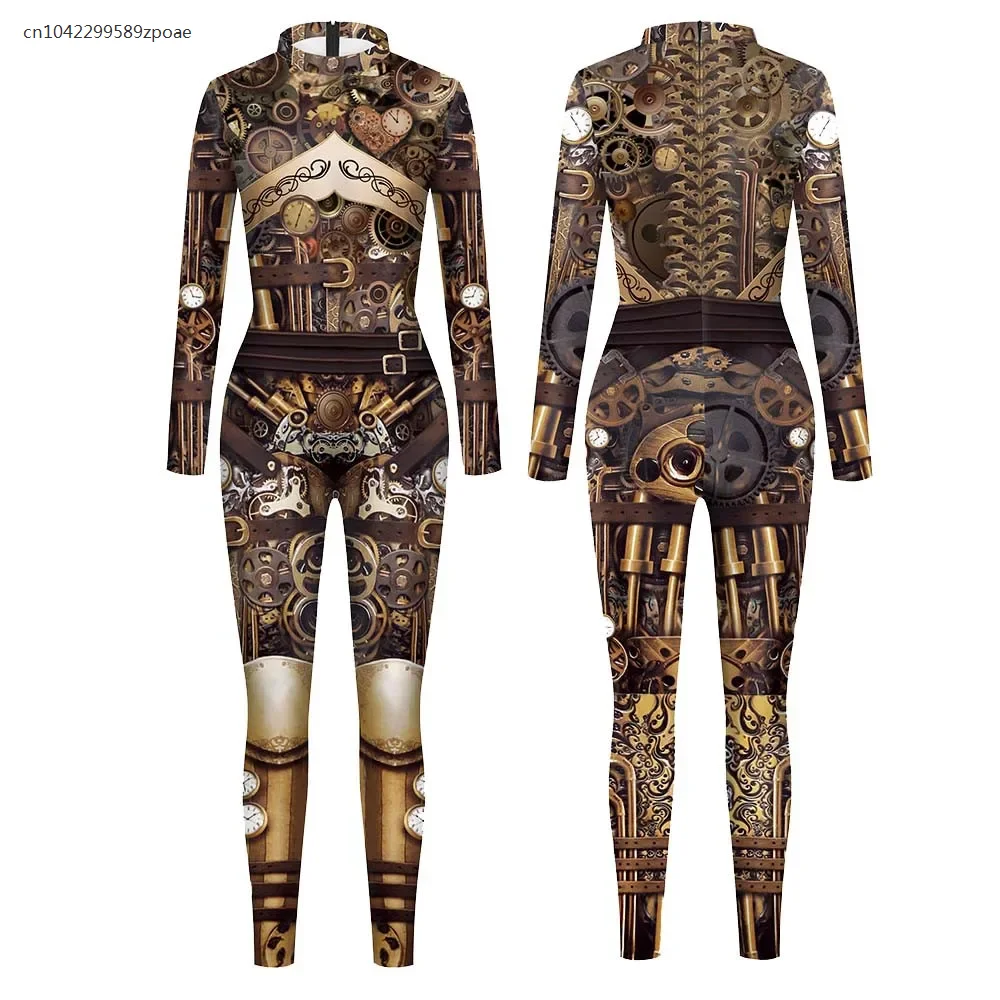 2024 Mechanical Style Women Jumpsuits High Quality New Long Sleeve Zipper Suit Cosplay Costume Steampunk Party Costumes
2024 Mechanical Style Women Jumpsuits High Quality New Long Sleeve Zipper Suit Cosplay Costume Steampunk Party Costumes
