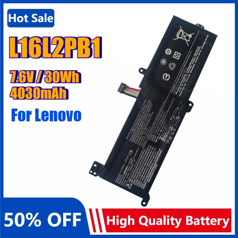 L16L2PB1 Laptop Battery for Lenovo IdeaPad 320-14ABR 17IKB 17ISK 15IGM 520-15IKB V145-15AST V14-ADA V15IIL IWL L16L2PB2 L16C2PB2
L16L2PB1 Laptop Battery for Lenovo IdeaPad 320-14ABR 17IKB 17ISK 15IGM 520-15IKB V145-15AST V14-ADA V15IIL IWL L16L2PB2 L16C2PB2
