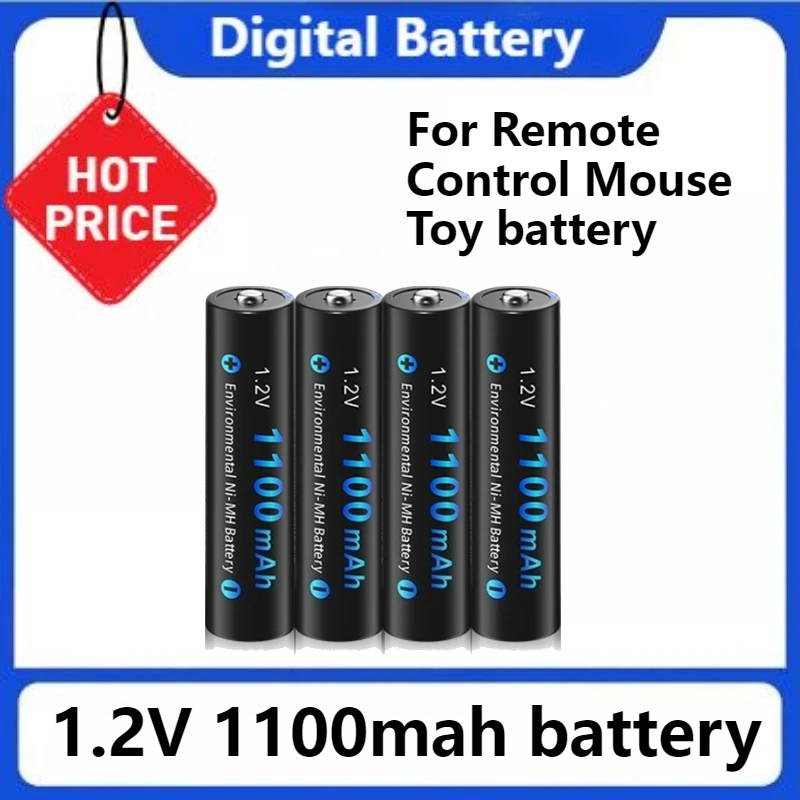 For Remote Control Mouse Toys 1.2V AAA NIMH Rechargeable Battery 3A NI-MH Rechargeable AAA Batteries with Battery Box
For Remote Control Mouse Toys 1.2V AAA NIMH Rechargeable Battery 3A NI-MH Rechargeable AAA Batteries with Battery Box