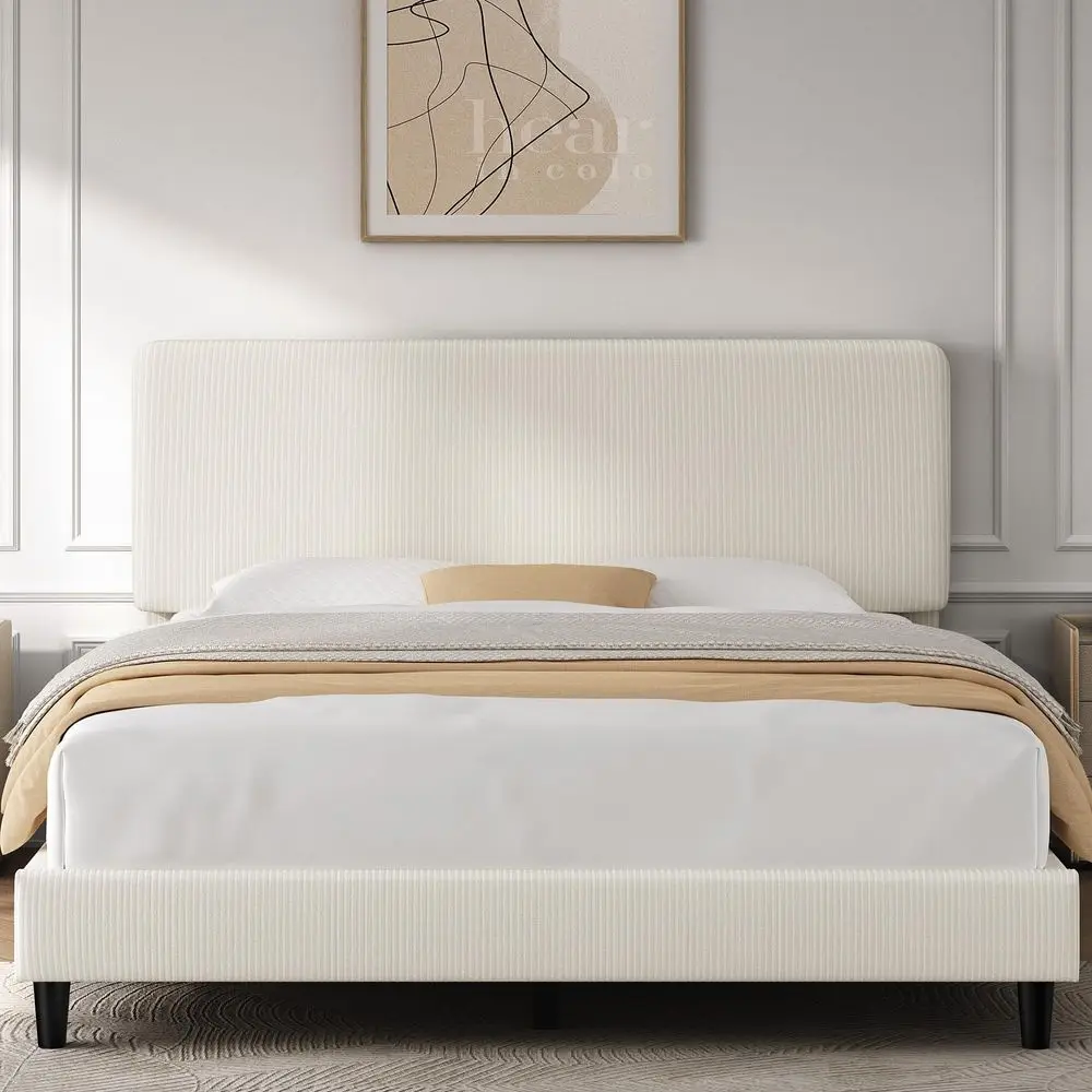 Queen Bed Frames with Adjustable Headboard, Chenille Fabric Upholstered Headboard Platform Bed, Queen Size Bed Frame No Box Spr
Queen Bed Frames with Adjustable Headboard, Chenille Fabric Upholstered Headboard Platform Bed, Queen Size Bed Frame No Box Spr