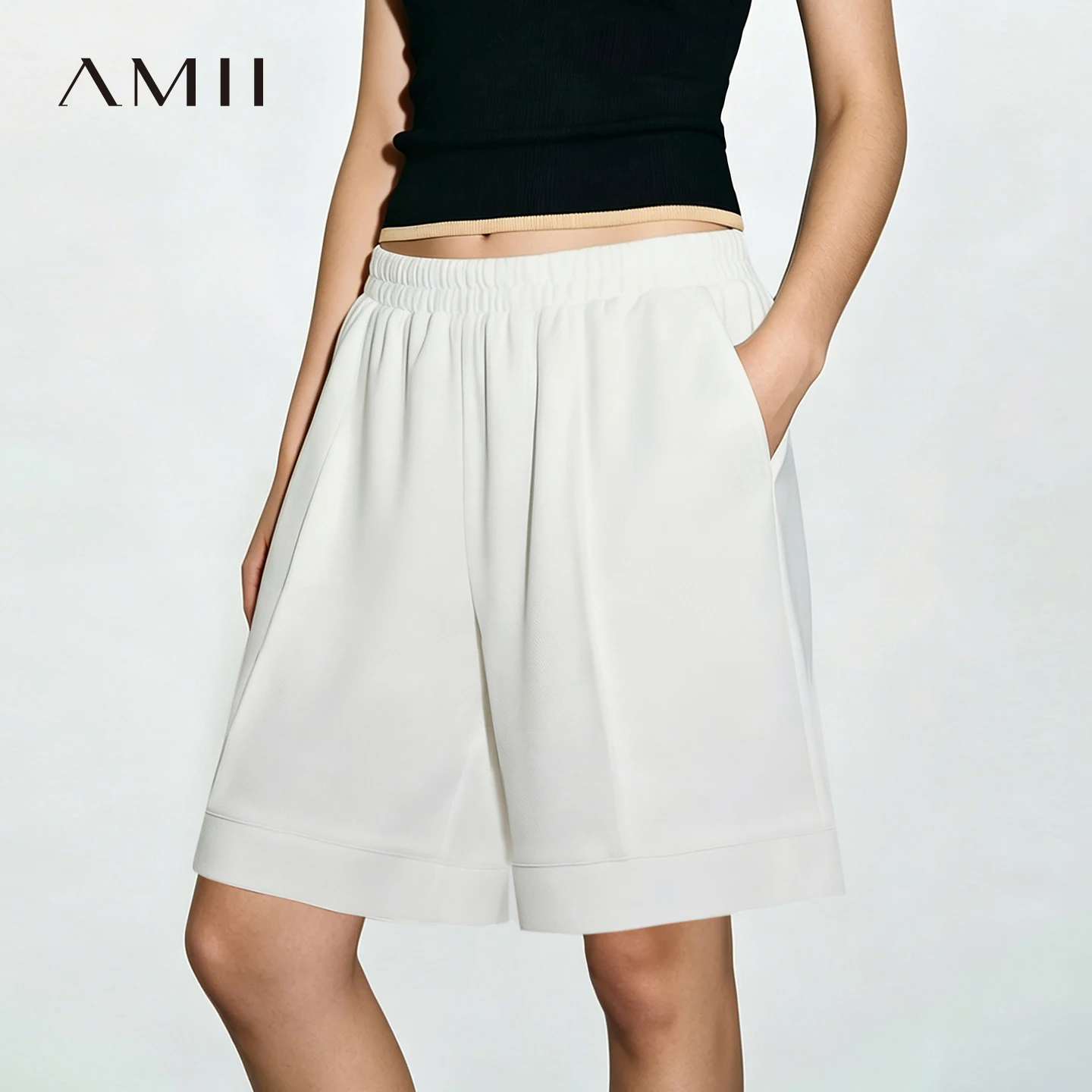 Amii Waffle Textured Women's Shorts 2026 Summer New Elastic Waist Loose Pants Cotton Casual Versatile Women's Clothing 12622169
Amii Waffle Textured Women's Shorts 2026 Summer New Elastic Waist Loose Pants Cotton Casual Versatile Women's Clothing 12622169