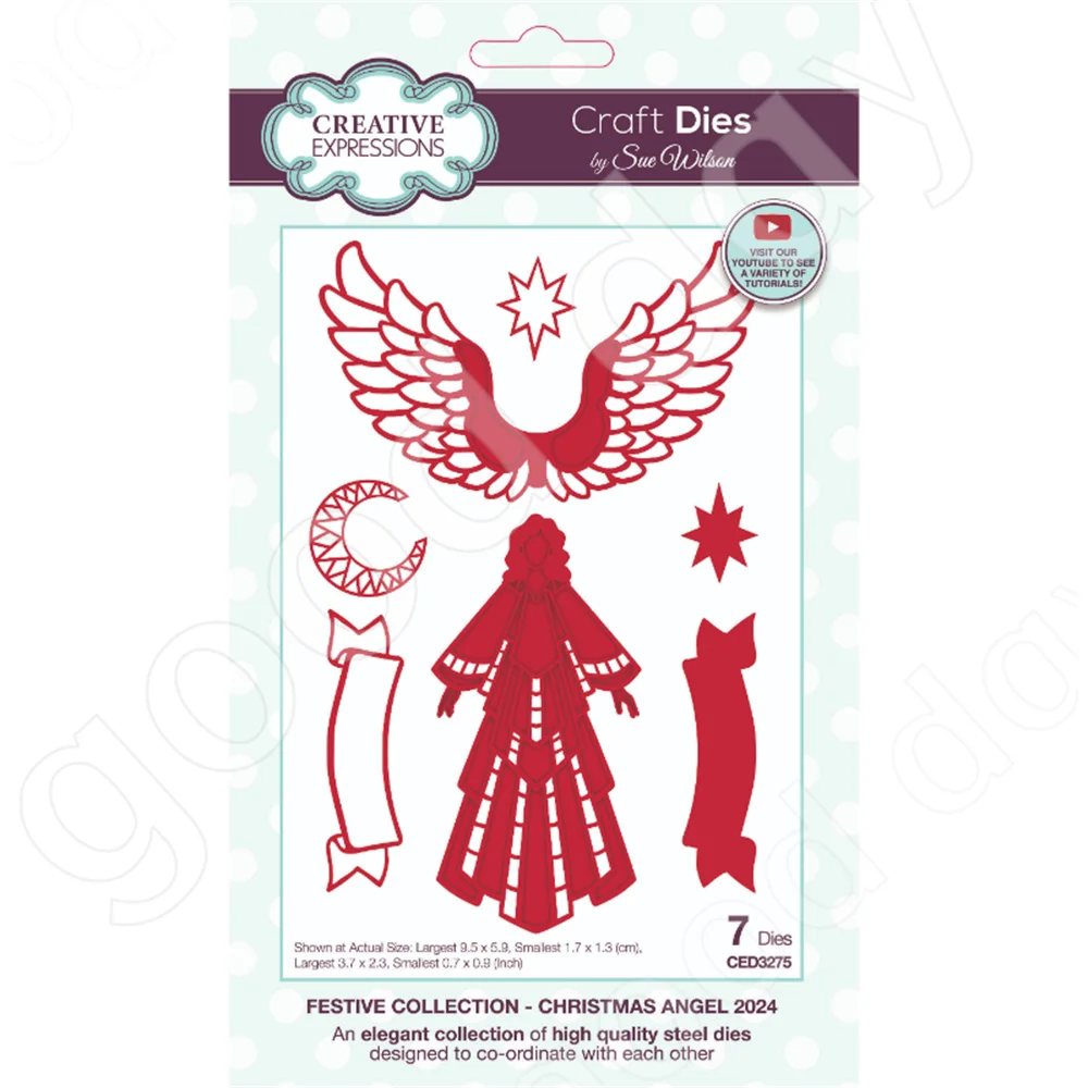 Christmas Angel 2024 Metal Cutting Craft Dies for DIY Calendar Decoration Holiday Greeting Card Scrapbooking
Christmas Angel 2024 Metal Cutting Craft Dies for DIY Calendar Decoration Holiday Greeting Card Scrapbooking