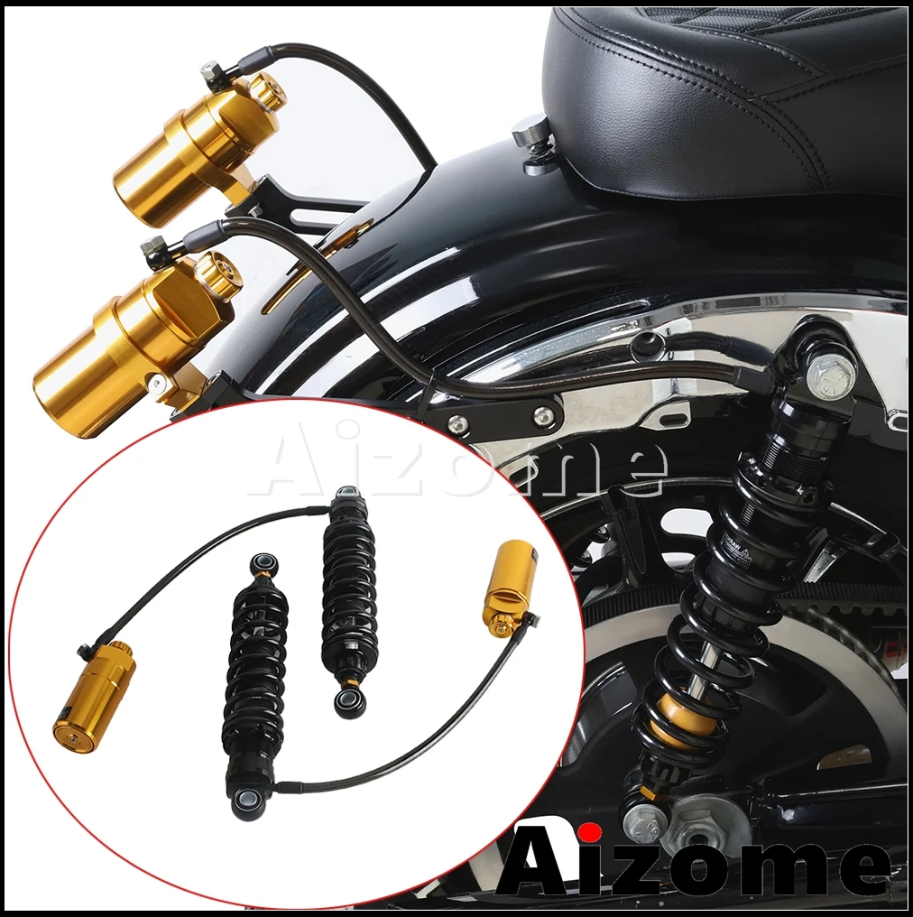 Double Shocks Absorber Motorcycle Remote Reservoir Rear Suspension Spring Hydraulic For Harley Road Glide FLTRU FLTRX FLHXSE
Double Shocks Absorber Motorcycle Remote Reservoir Rear Suspension Spring Hydraulic For Harley Road Glide FLTRU FLTRX FLHXSE