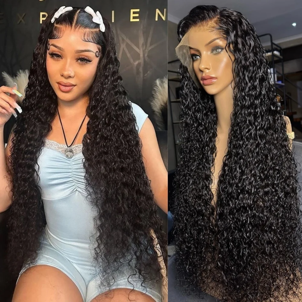 220Density 13x4 Deep Wave 13x6 Natural Color Lace Front Wigs Human Hair Transparent 5x5 Pre Plcked Lace Frontal Wig For Women 1B
220Density 13x4 Deep Wave 13x6 Natural Color Lace Front Wigs Human Hair Transparent 5x5 Pre Plcked Lace Frontal Wig For Women 1B