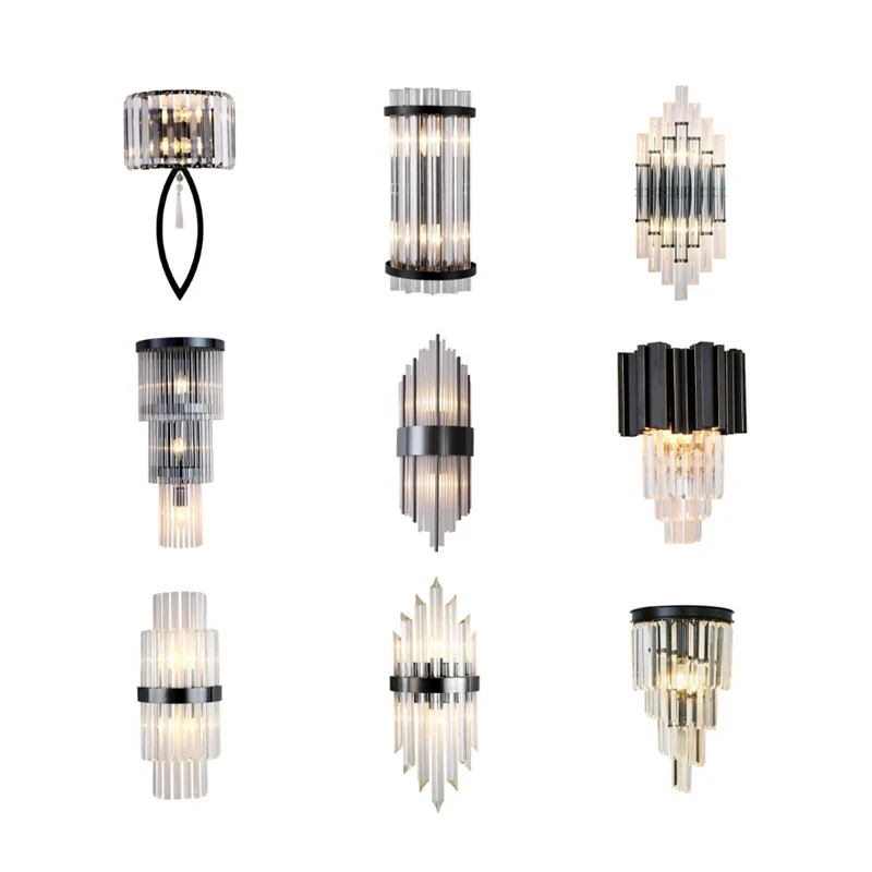 Modern Luxury Crystal Wall Lamp Nordic Led Wall Light Bedroom Living Room Aisle Background Wall Study Home Decor Lustre Lighting
Modern Luxury Crystal Wall Lamp Nordic Led Wall Light Bedroom Living Room Aisle Background Wall Study Home Decor Lustre Lighting
