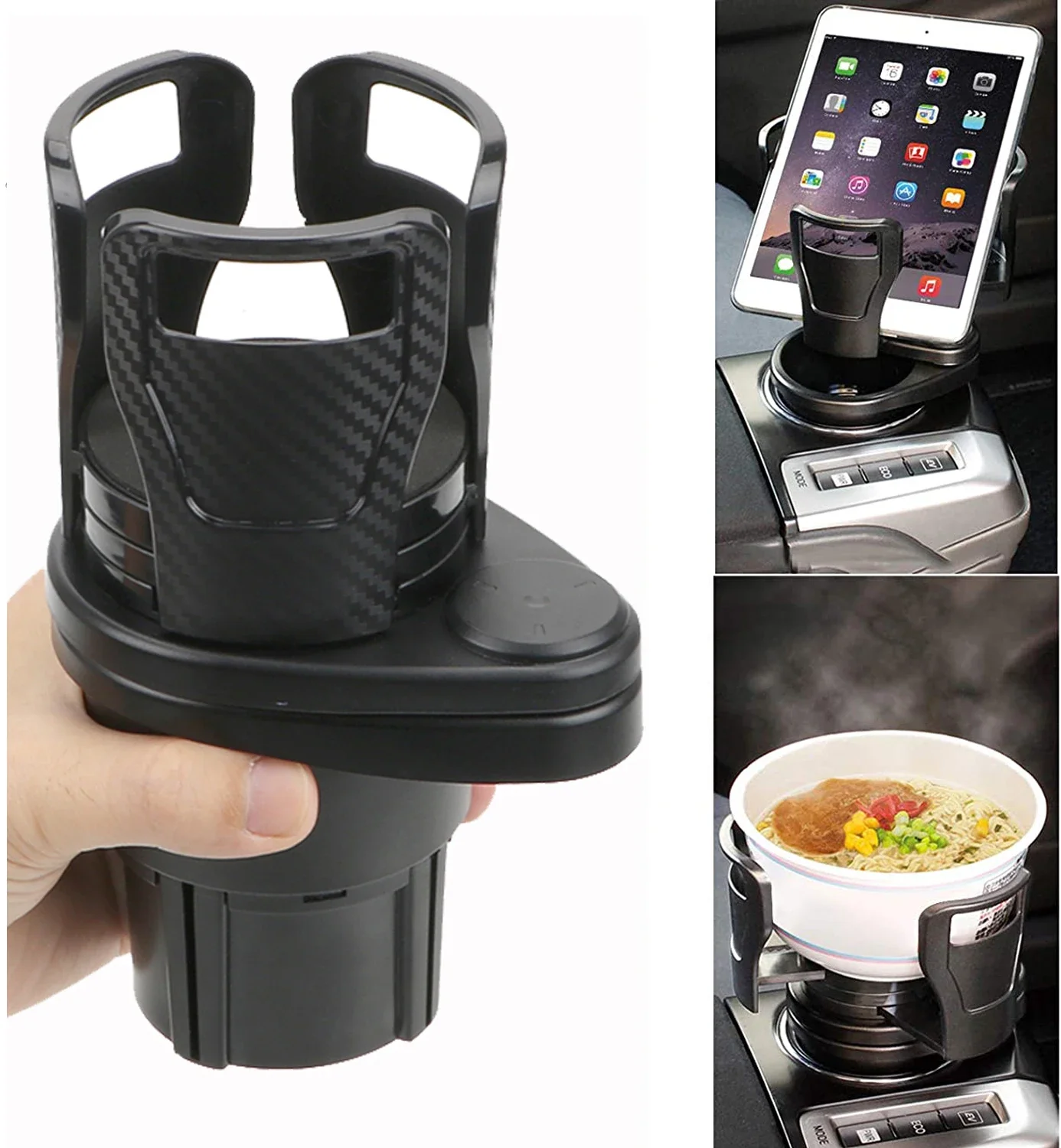 360 Rotating 2 in 1 Multifunctional Dual Cup Holder Expander Adapter Adjustable Base For Car Automotive Interior Accessories
360 Rotating 2 in 1 Multifunctional Dual Cup Holder Expander Adapter Adjustable Base For Car Automotive Interior Accessories