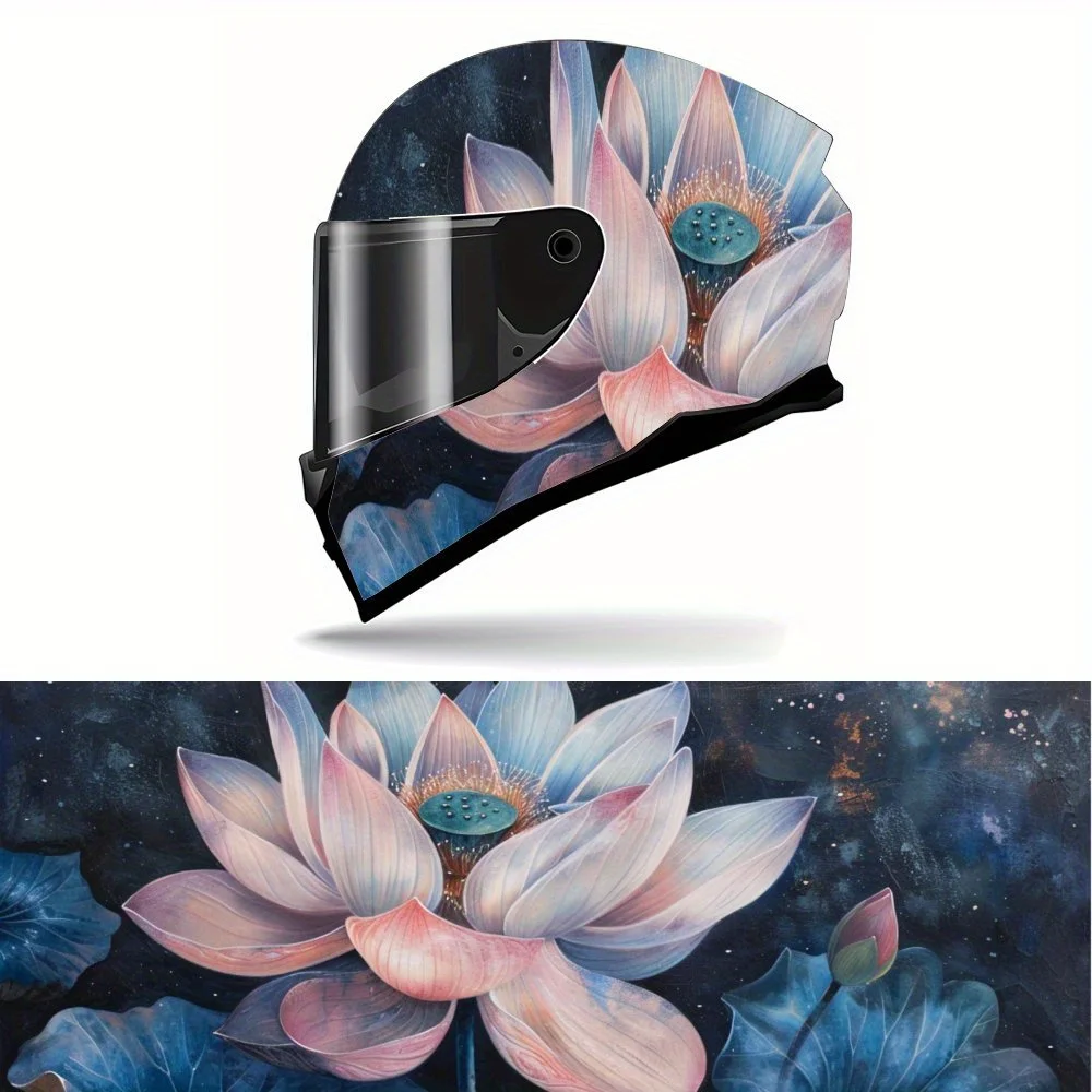 Charming Starry Night Water Lily Full Helmet Wrap Sticker Motorcycle Helmet Racing Graphic Decal Vinyl Wrap Helmet Decor Sticker
Charming Starry Night Water Lily Full Helmet Wrap Sticker Motorcycle Helmet Racing Graphic Decal Vinyl Wrap Helmet Decor Sticker