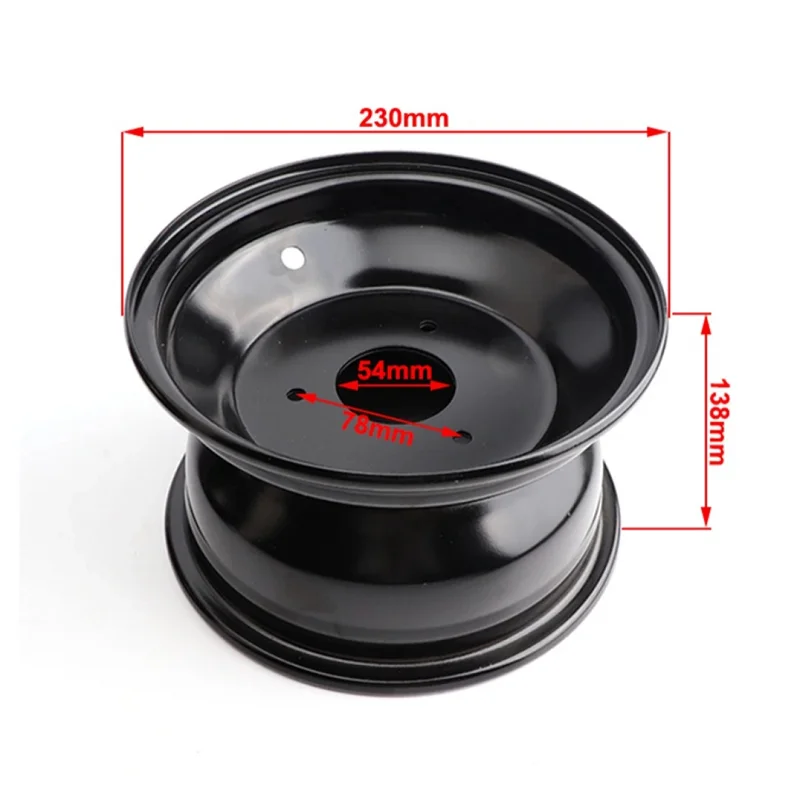 8 Inch ATV Wheel Hub Rim for 110cc-250cc UTV Buggy Go-Kart Quad Dirt Bike Compatible with 19x7-8 18x9.5-8 Vacuum Tyre Parts
8 Inch ATV Wheel Hub Rim for 110cc-250cc UTV Buggy Go-Kart Quad Dirt Bike Compatible with 19x7-8 18x9.5-8 Vacuum Tyre Parts