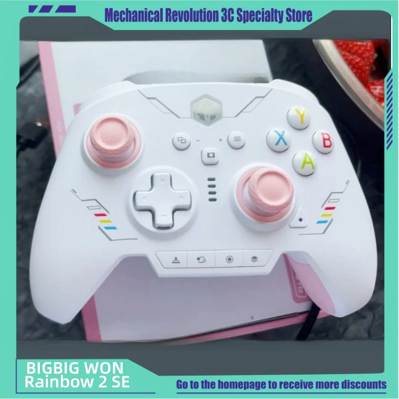 BIGBIG WON Rainbow 2 SE Gamepad Wireless Controller Multi-platform Game Hall Effect Trigger support PC iOS Android Switch
BIGBIG WON Rainbow 2 SE Gamepad Wireless Controller Multi-platform Game Hall Effect Trigger support PC iOS Android Switch