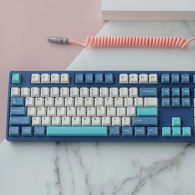 Whistle R2 blue micro-transparent PBT original highly sublimated mechanical keyboard personalized keycaps
Whistle R2 blue micro-transparent PBT original highly sublimated mechanical keyboard personalized keycaps