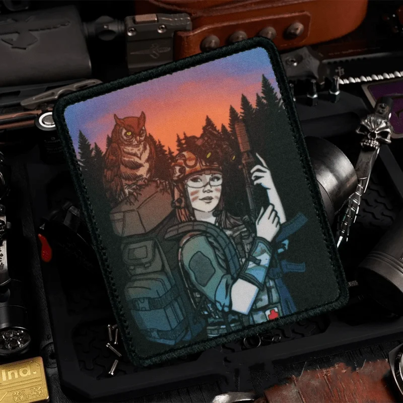 "The Suspicious Owl" Printed Hook and Loop Patches Tactical Morale Badge Patch Military Armband Clothing Backpack Stickers
"The Suspicious Owl" Printed Hook and Loop Patches Tactical Morale Badge Patch Military Armband Clothing Backpack Stickers