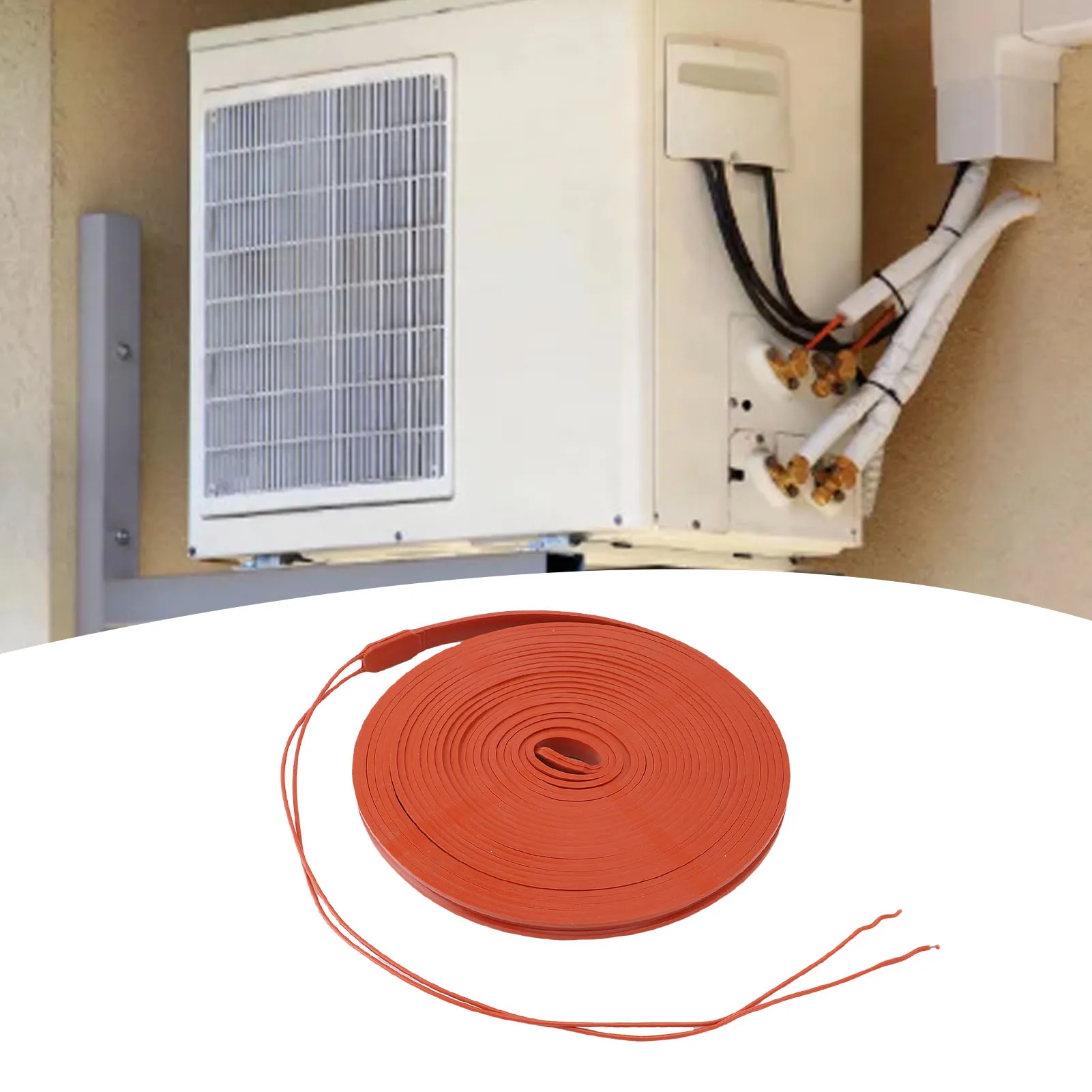 Water Pipes Heat Tape 15x10000mm 750W - Rain Proof Flexible Silicone Heating Cable for Roof & RV Pipes
Water Pipes Heat Tape 15x10000mm 750W - Rain Proof Flexible Silicone Heating Cable for Roof & RV Pipes