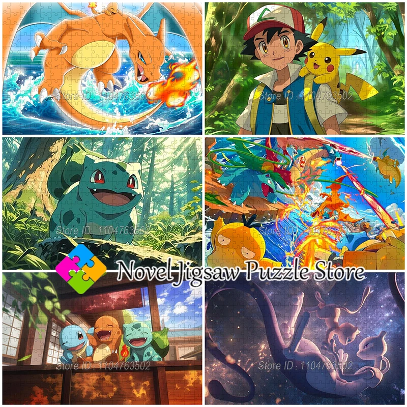 Japanese Anime Pokemon Jigsaw Puzzles 108/200/300/500/1000 Pieces Puzzle for Children's Handmade Toys Kids Room Wall Art Home
Japanese Anime Pokemon Jigsaw Puzzles 108/200/300/500/1000 Pieces Puzzle for Children's Handmade Toys Kids Room Wall Art Home