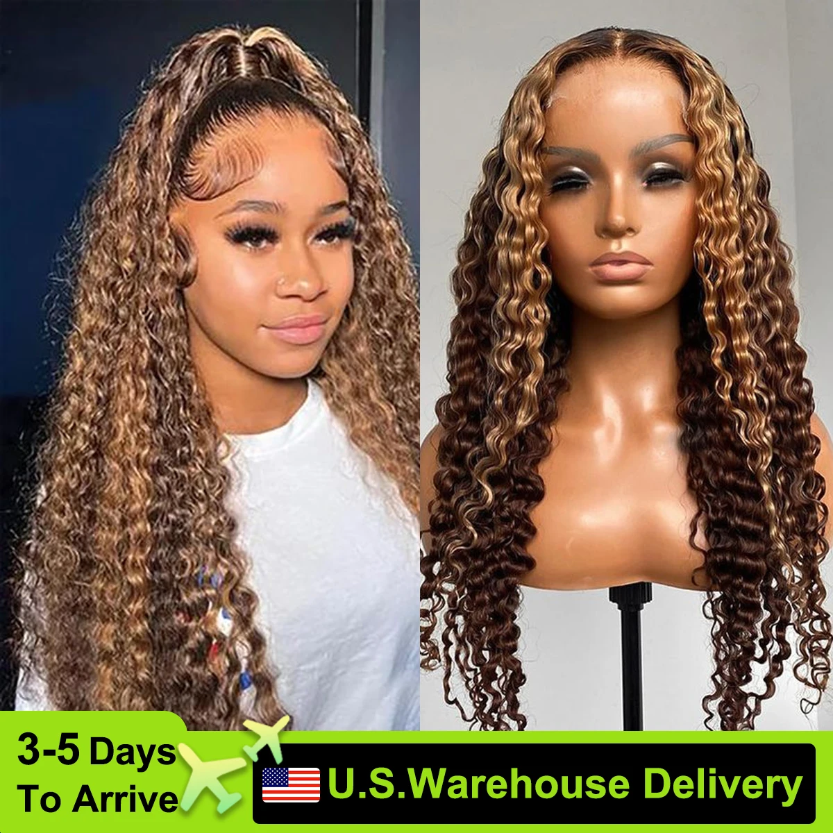 Highlight 4/27 Ombre Deep Water Wave Wigs Human Hair 13x4 HD Transparent Lace Frontal Human Hair Wig Pre Plucked For Black Women
Highlight 4/27 Ombre Deep Water Wave Wigs Human Hair 13x4 HD Transparent Lace Frontal Human Hair Wig Pre Plucked For Black Women