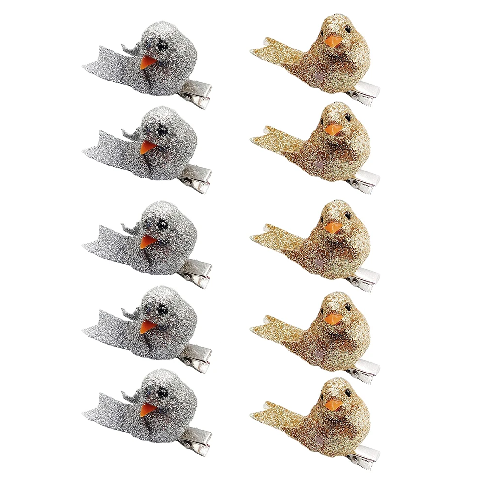10 Pcs Simulated Bird Clip Christmas Decoration Decorative Supply Garden Mini Tree Foam Craft
10 Pcs Simulated Bird Clip Christmas Decoration Decorative Supply Garden Mini Tree Foam Craft