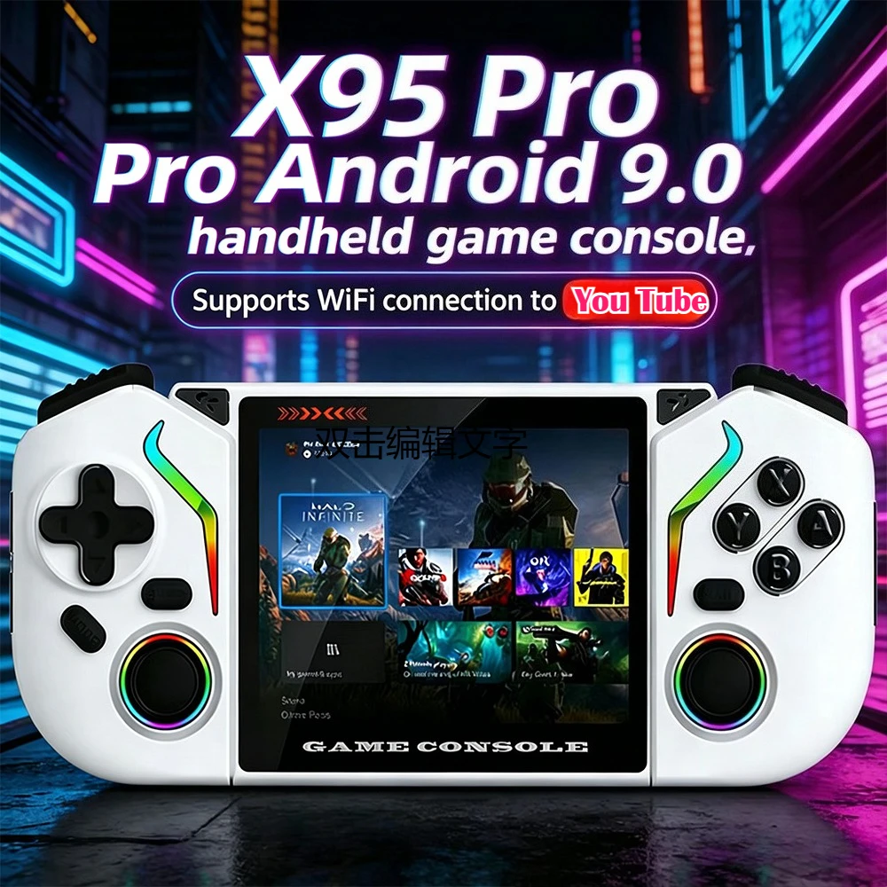 Портативная игровая консоль X95 Pro, 3,5-дюймовая портативная игровая консоль на базе Android 9.0, Wi-Fi, портативный видеоплеер, эмулятор игровой консоли
Портативная игровая консоль X95 Pro, 3,5-дюймовая портативная игровая консоль на базе Android 9.0, Wi-Fi, портативный видеоплеер, эмулятор игровой консоли
