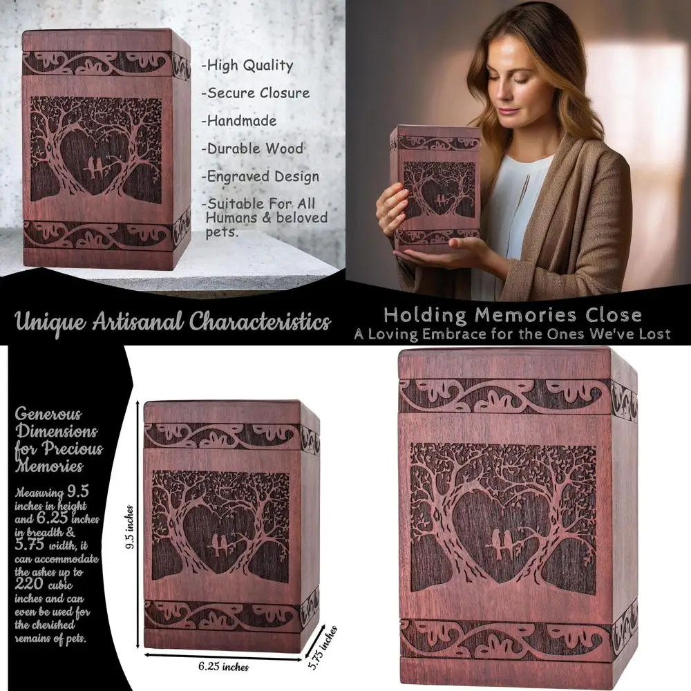 Урна для кремации «Древо жизни» — большие пепельные урны для взрослых для мужчин и женщин, декоративная 220 куб. В. Емкость
Урна для кремации «Древо жизни» — большие пепельные урны для взрослых для мужчин и женщин, декоративная 220 куб. В. Емкость