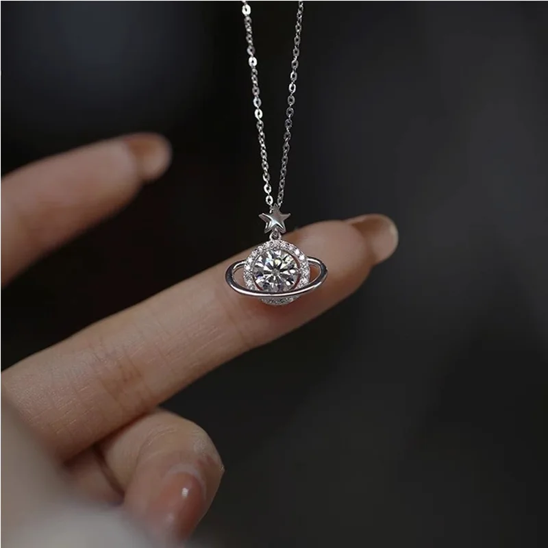 Silver Universe Planet Necklace Feminine Fashion Versatile Exquisite Design Sense Light Luxury Ins Style Clavicle Chain
Silver Universe Planet Necklace Feminine Fashion Versatile Exquisite Design Sense Light Luxury Ins Style Clavicle Chain