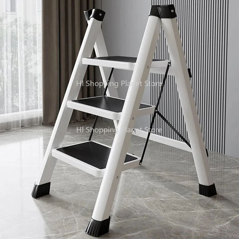 Indoor foldable miter ladder, household small ladder, thickened aluminum alloy stairs, two or three step multi-functional stool
Indoor foldable miter ladder, household small ladder, thickened aluminum alloy stairs, two or three step multi-functional stool