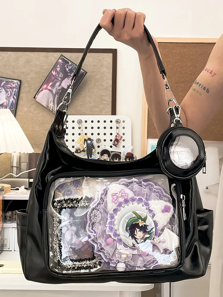 2025 сумки через плечо Harajuku, модная женская сумка Itabag, японская прозрачная мини-сумка-мессенджер с кошельком, женская милая милая эстетичная сумка
2025 сумки через плечо Harajuku, модная женская сумка Itabag, японская прозрачная мини-сумка-мессенджер с кошельком, женская милая милая эстетичная сумка