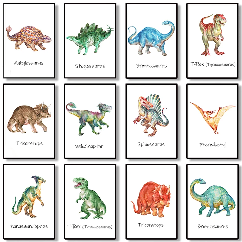 Dinosaur T Rex nursery Printed Pictures Boy Nordic Painting Canvas For Living Boys kids Room Wall Art Home Decor Posters
Dinosaur T Rex nursery Printed Pictures Boy Nordic Painting Canvas For Living Boys kids Room Wall Art Home Decor Posters