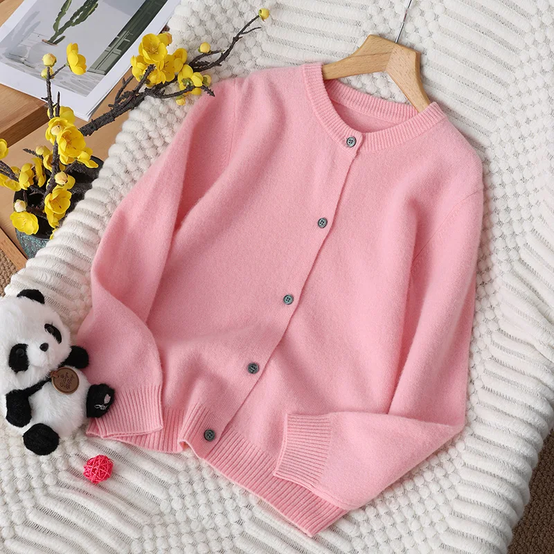 100% Merino Wool Cardigan Sweater Autumn And Winter O-Neck Unisex Style Long Sleeve Knitwear Children's Clothing Tops
100% Merino Wool Cardigan Sweater Autumn And Winter O-Neck Unisex Style Long Sleeve Knitwear Children's Clothing Tops