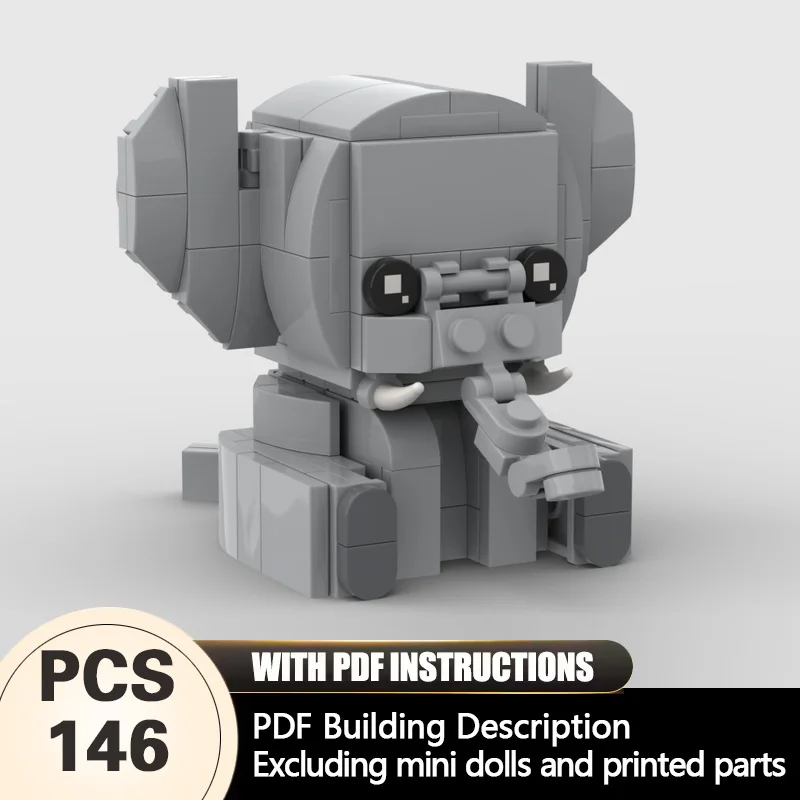 Creators Animal Series Model MOC Building Bricks Small Elephant Modular Technology Gifts Holiday Assemble Children Toys Suit
Creators Animal Series Model MOC Building Bricks Small Elephant Modular Technology Gifts Holiday Assemble Children Toys Suit