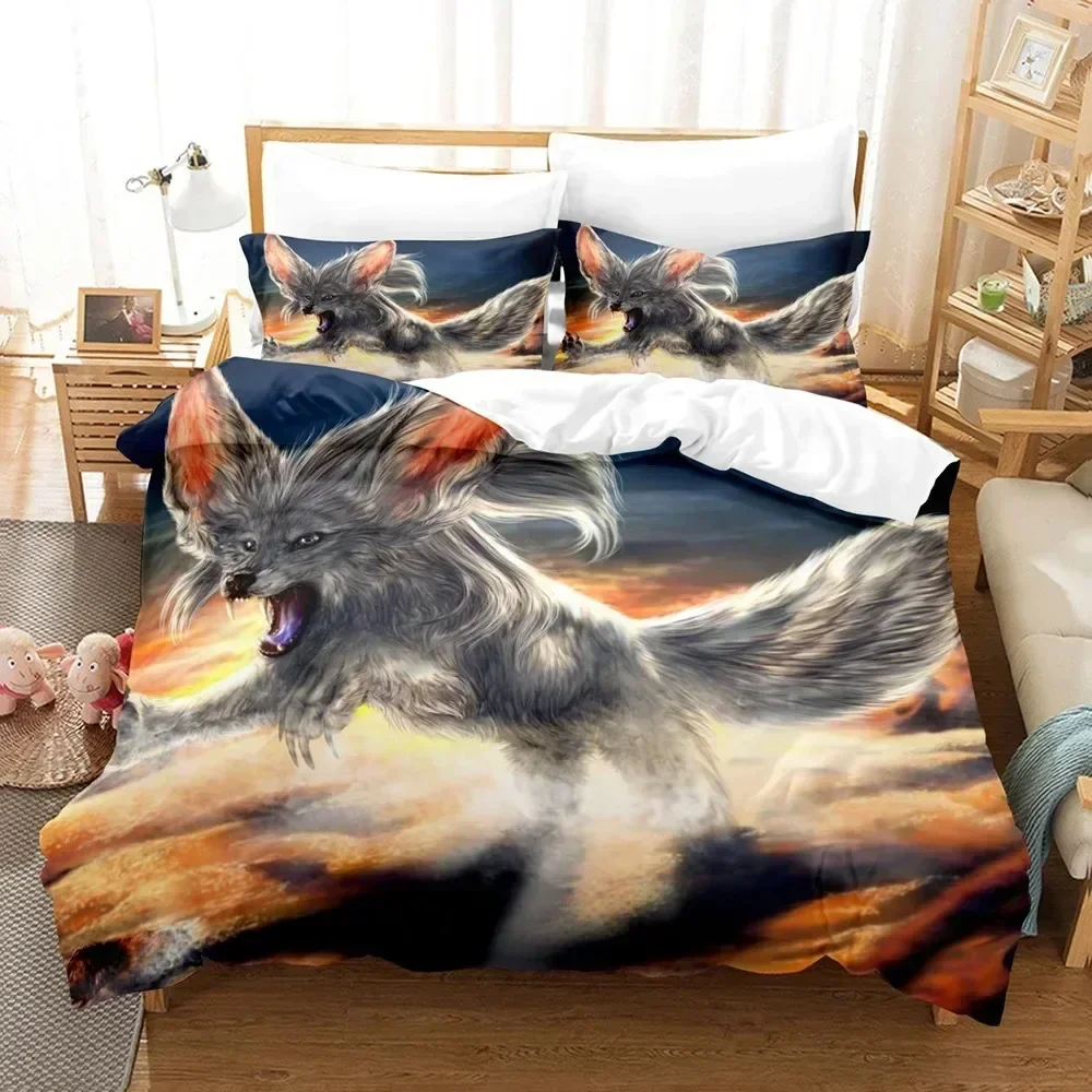 3D Fox Bedding Set with Flower Feather Headband Duvet Cover Sheet Printed Pillowcase Bed Full Queen King Size Comforter Bedroom
3D Fox Bedding Set with Flower Feather Headband Duvet Cover Sheet Printed Pillowcase Bed Full Queen King Size Comforter Bedroom