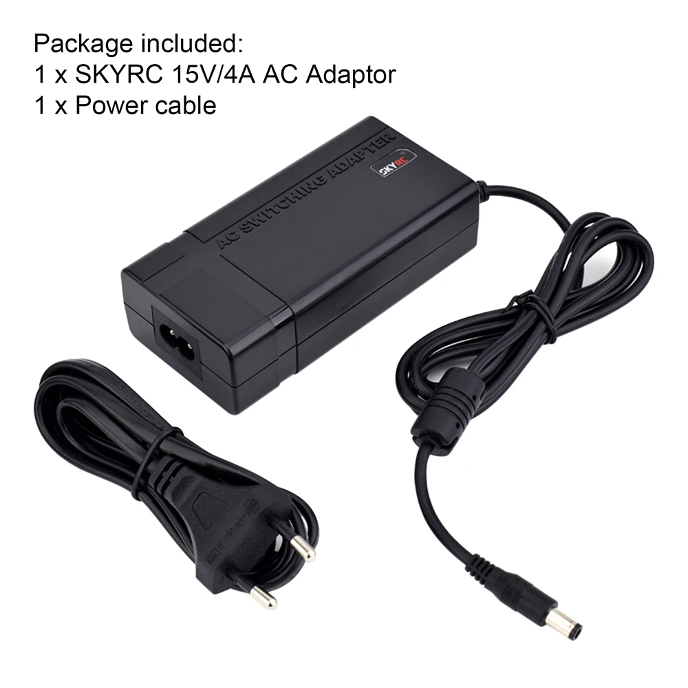 SKYRC 15V 4A AC Adaptor 60W Power Supply Adapter AC To DC for IMAX B6 MINI RC Model Toys Battery Balance Charger/Dischanger
SKYRC 15V 4A AC Adaptor 60W Power Supply Adapter AC To DC for IMAX B6 MINI RC Model Toys Battery Balance Charger/Dischanger