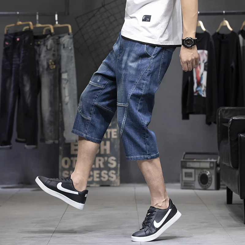 Loose Fit Summer Thin Denim Jeans Men's 7/8 Length orts Straight Leg Casual Faion mid Waist Zipper Cotton Blend orts
Loose Fit Summer Thin Denim Jeans Men's 7/8 Length orts Straight Leg Casual Faion mid Waist Zipper Cotton Blend orts