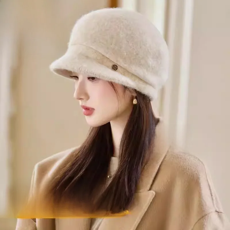 Женская модная зимняя шапка: теплая, пушистая, ветрозащитная, повседневная, с регулируемым ободом, для активного отдыха...
Женская модная зимняя шапка: теплая, пушистая, ветрозащитная, повседневная, с регулируемым ободом, для активного отдыха...