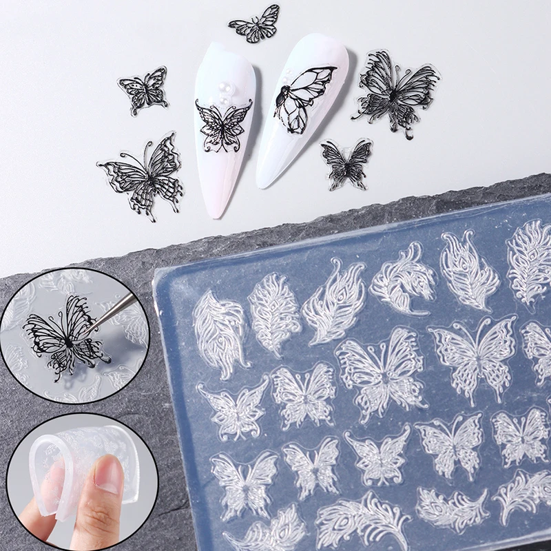 1Pcs Nail Silicone Molds Stamp Template Nail Charms Nail Tools Nail Art Decoration Relief Butterfly Decal Nails Accessories DIY
1Pcs Nail Silicone Molds Stamp Template Nail Charms Nail Tools Nail Art Decoration Relief Butterfly Decal Nails Accessories DIY