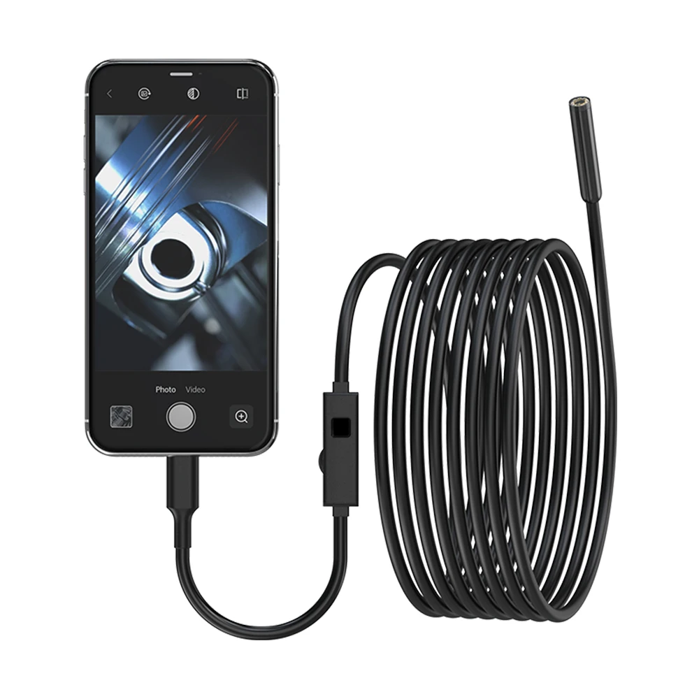 China Made USB Endoscope OTG Direct Connection Videscope IP67 8LED Flexibility 7.9mm 5m Borescope Inspection Camera for IPhone
China Made USB Endoscope OTG Direct Connection Videscope IP67 8LED Flexibility 7.9mm 5m Borescope Inspection Camera for IPhone