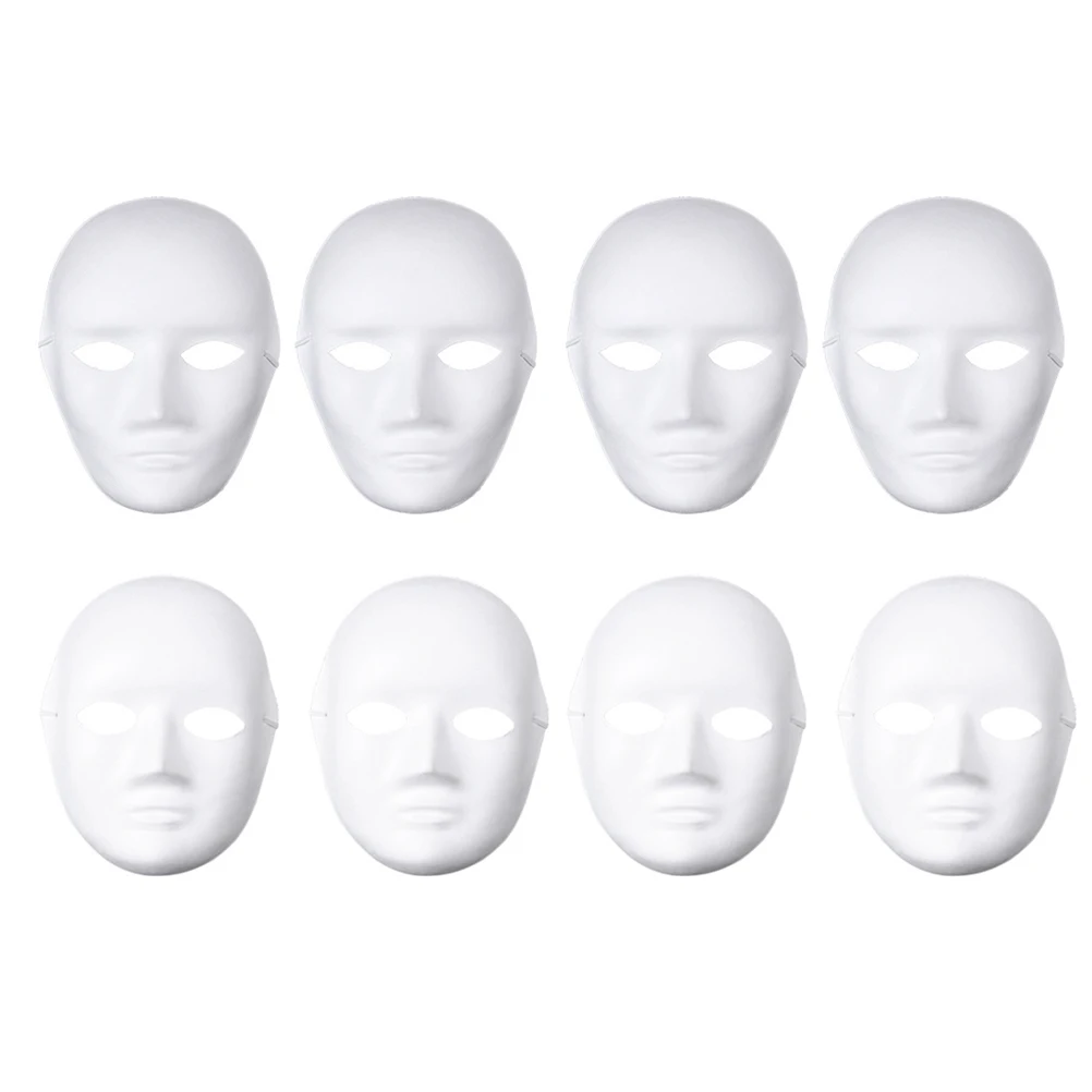 4 Pcs Halloween Hand Painted Mask Man Pulp White for Painting Paintable Paper Face Men
4 Pcs Halloween Hand Painted Mask Man Pulp White for Painting Paintable Paper Face Men