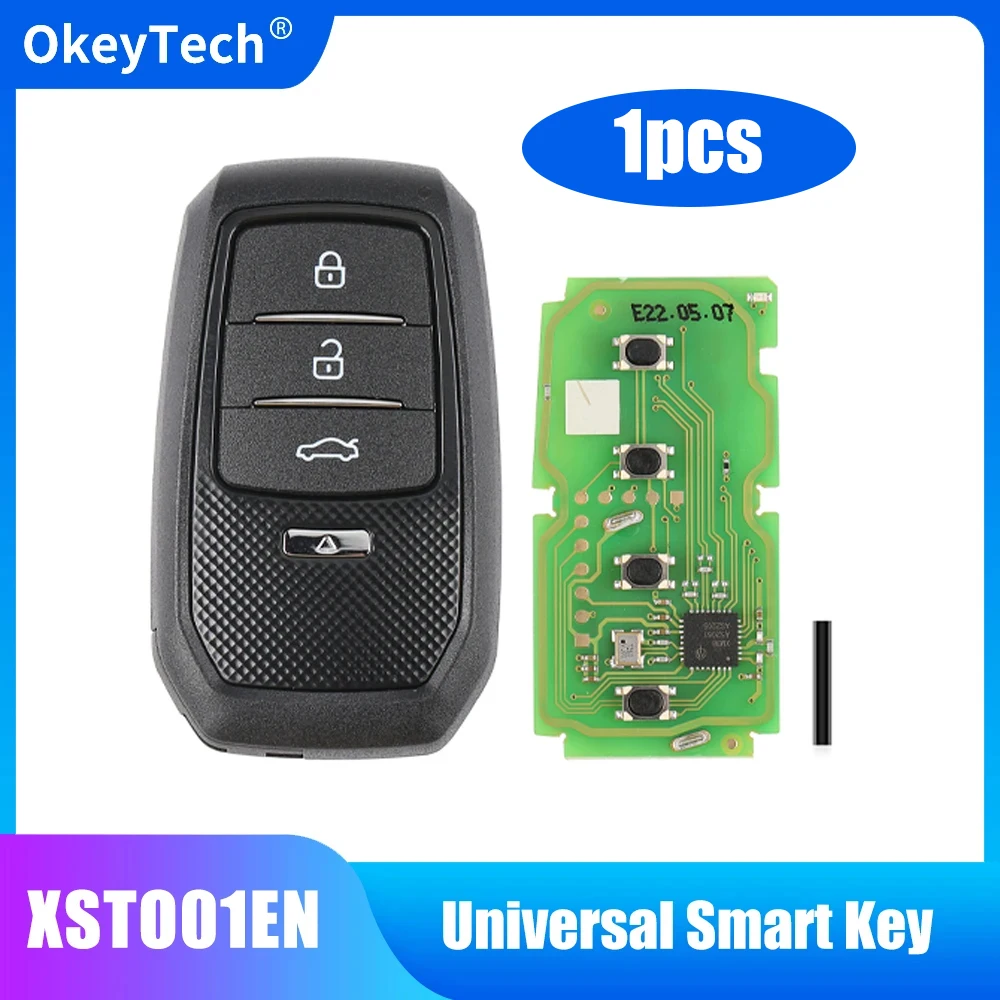 OkeyTech 1 шт. XSTO01EN Xhorse TO Y.T для Toyota XM38 смарт-ключ с корпусом поддержка 4D 8A 4A универсальный дистанционный ключ
OkeyTech 1 шт. XSTO01EN Xhorse TO Y.T для Toyota XM38 смарт-ключ с корпусом поддержка 4D 8A 4A универсальный дистанционный ключ