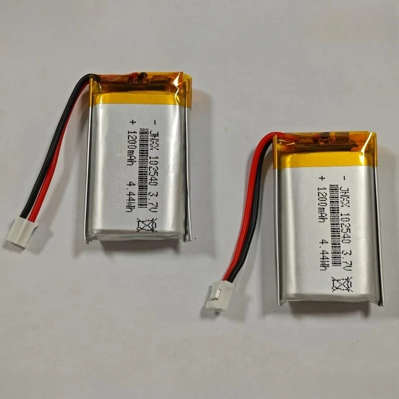 102540 3.7V 1200mAh JST 1.0 1.25 PH 2-pin Lithium Polymer Li-ion Battery for Bluetooth Speaker GPS Dash Cam Camera MP4
102540 3.7V 1200mAh JST 1.0 1.25 PH 2-pin Lithium Polymer Li-ion Battery for Bluetooth Speaker GPS Dash Cam Camera MP4