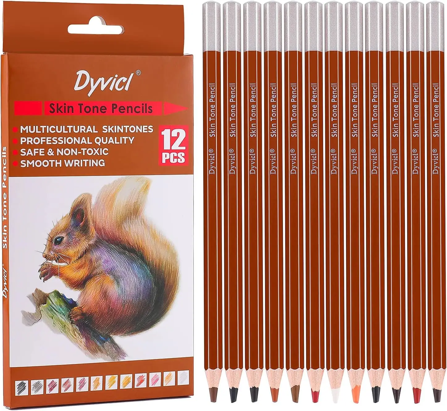 12 Skin Tone Colored Pencils for Drawing and Shading, Soft Core Art Supplies for Adults and Beginners
12 Skin Tone Colored Pencils for Drawing and Shading, Soft Core Art Supplies for Adults and Beginners