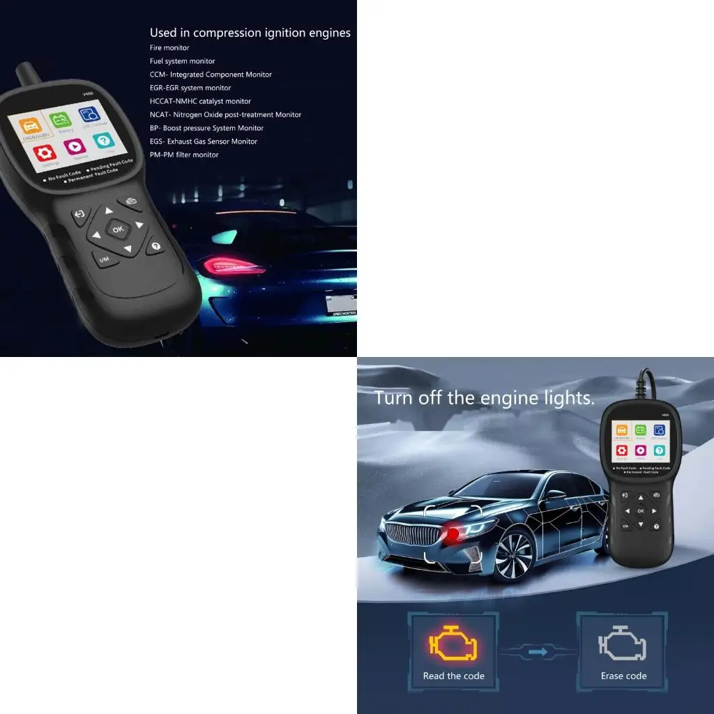 Vehicle Code Readers with Advanced onboards Monitoring Tests Vehicle Scanner Tool for Gas power car Light Duty Trucks
Vehicle Code Readers with Advanced onboards Monitoring Tests Vehicle Scanner Tool for Gas power car Light Duty Trucks