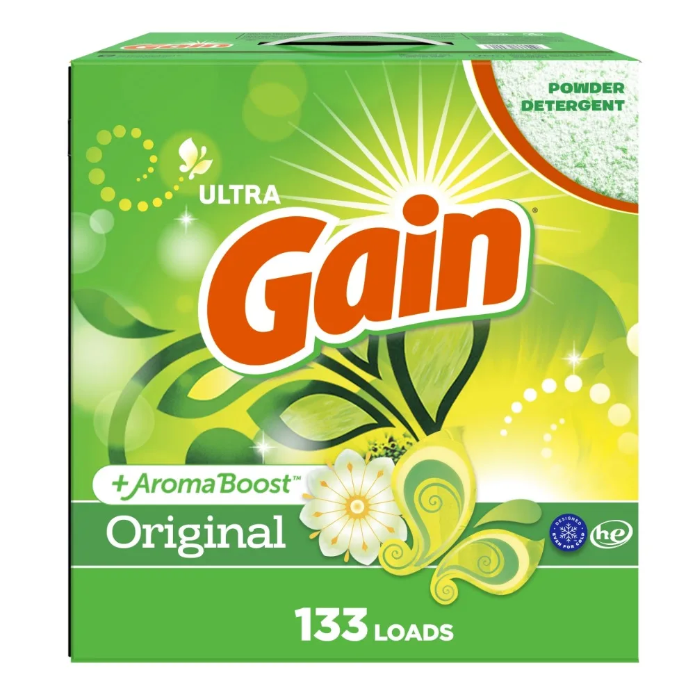 Powder Laundry Detergent, Original Scent, 137 oz, 133 Loads 
Powder Laundry Detergent, Original Scent, 137 oz, 133 Loads