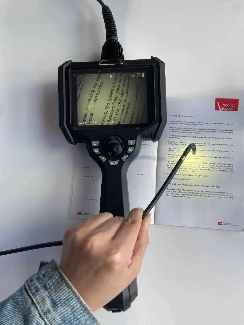 Portable Industry Video Inspection Endoscope with 6.0mm Camera Lens, 2mts Testing Cable
Portable Industry Video Inspection Endoscope with 6.0mm Camera Lens, 2mts Testing Cable