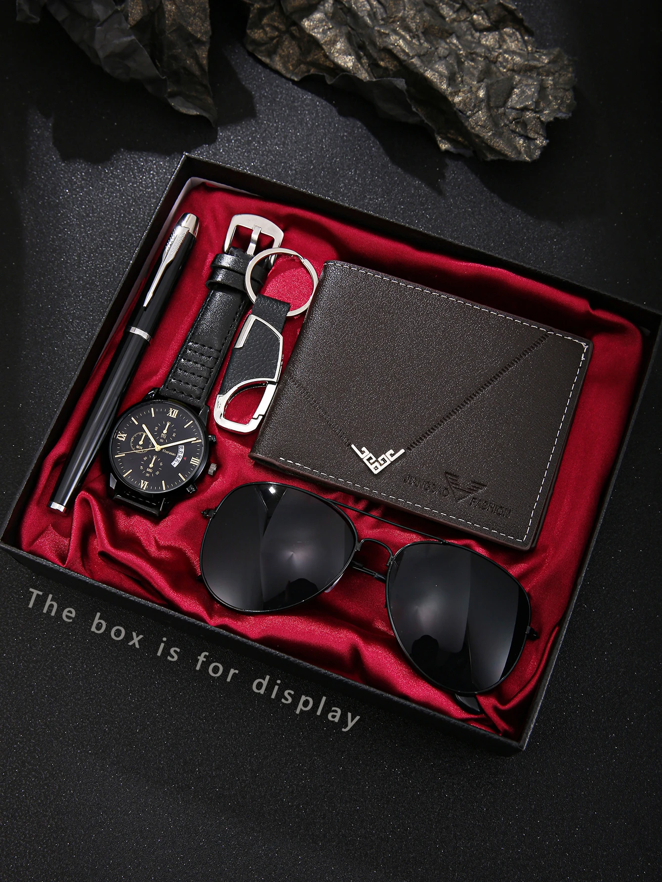 Мужские часы из 5 предметов/набор, лучший подарок на сезон «Снова в школу».
Мужские часы из 5 предметов/набор, лучший подарок на сезон «Снова в школу».