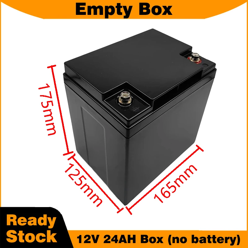 12V 24AH Empty Battery Box plastic case for 32650 / 18650 battery packs for Car starter battery DIY or repair UPS battery box
12V 24AH Empty Battery Box plastic case for 32650 / 18650 battery packs for Car starter battery DIY or repair UPS battery box