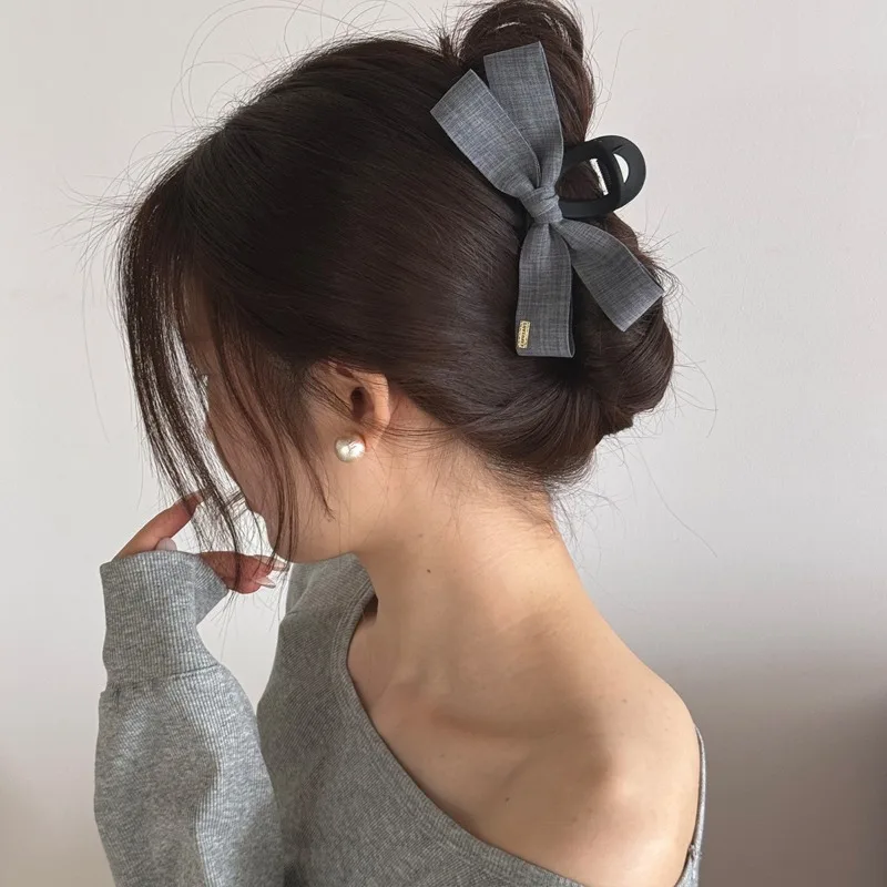 Fashion Denim Bow Grab Clip 2025 New Hairpin Back of Head Large Shark Clip Headdress Заколки Для Волос Hair Clips for Women
Fashion Denim Bow Grab Clip 2025 New Hairpin Back of Head Large Shark Clip Headdress Заколки Для Волос Hair Clips for Women