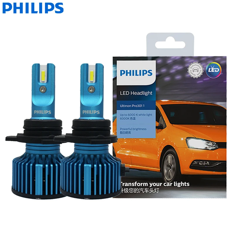 Philips LED HIR2 9012 Ultinon Pro3011 PX22d 40W Car Lamps 6000K Bright White LED Upgarde Daytime Running Light DRL 11012U3011X2
Philips LED HIR2 9012 Ultinon Pro3011 PX22d 40W Car Lamps 6000K Bright White LED Upgarde Daytime Running Light DRL 11012U3011X2