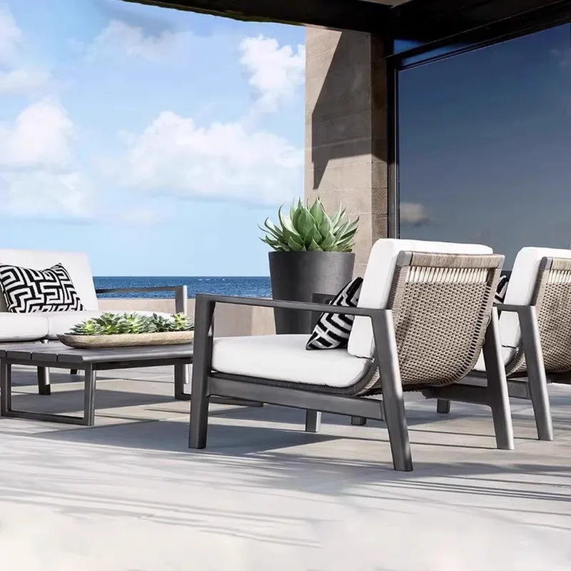 High-end Outdoor Leisure Sofa Hotel Villa Courtyard Garden Terrace Outdoor Waterproof Sunscreen Woven Furniture Sofa
High-end Outdoor Leisure Sofa Hotel Villa Courtyard Garden Terrace Outdoor Waterproof Sunscreen Woven Furniture Sofa